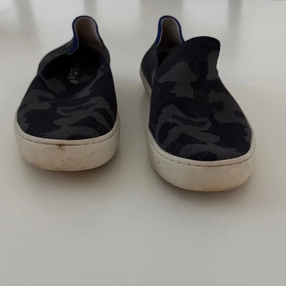 Rothy's Original Slip On Sneaker Women’s size 9 Camouflage black and grey - Picture 6 of 8